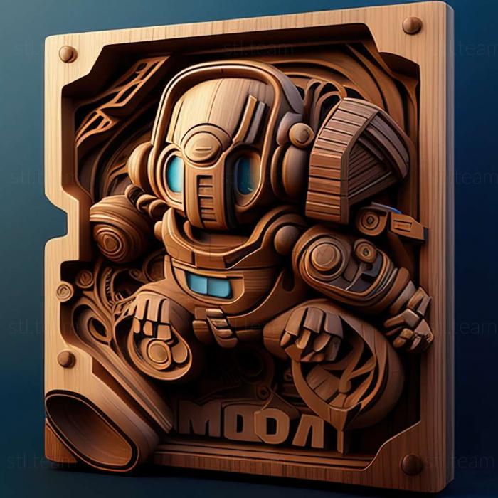 3D model Mighty No9 game (STL)